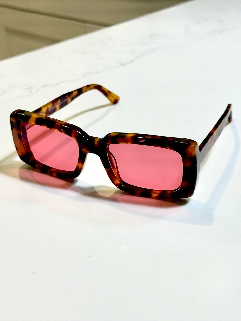 eyebuydirect Impression Rectangle Sunglasses Tortoise